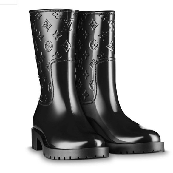 Louis Vuitton Shoes - Louis Vuitton Monogram Rain Boots